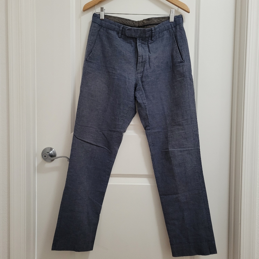 Uniqlo Grey Linen Blend Pants Men US Size M